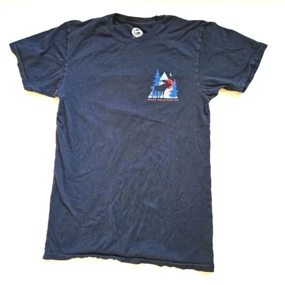 WHITE Mountain Graphic Tee Shirt - Picture 1 of 3